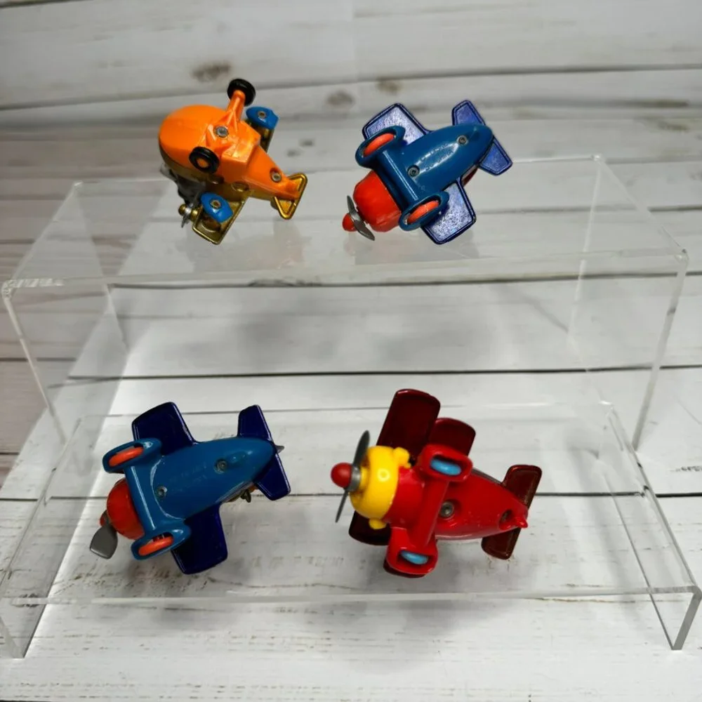 Vtg Talespin McDonalds Happy Meal‎ Toys Animal Pilot Airplane Toys Set Of 4